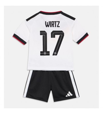 Tyskland Florian Wirtz #17 Hemmaställ Barn VM 2026 Kortärmad (+ Korta byxor)